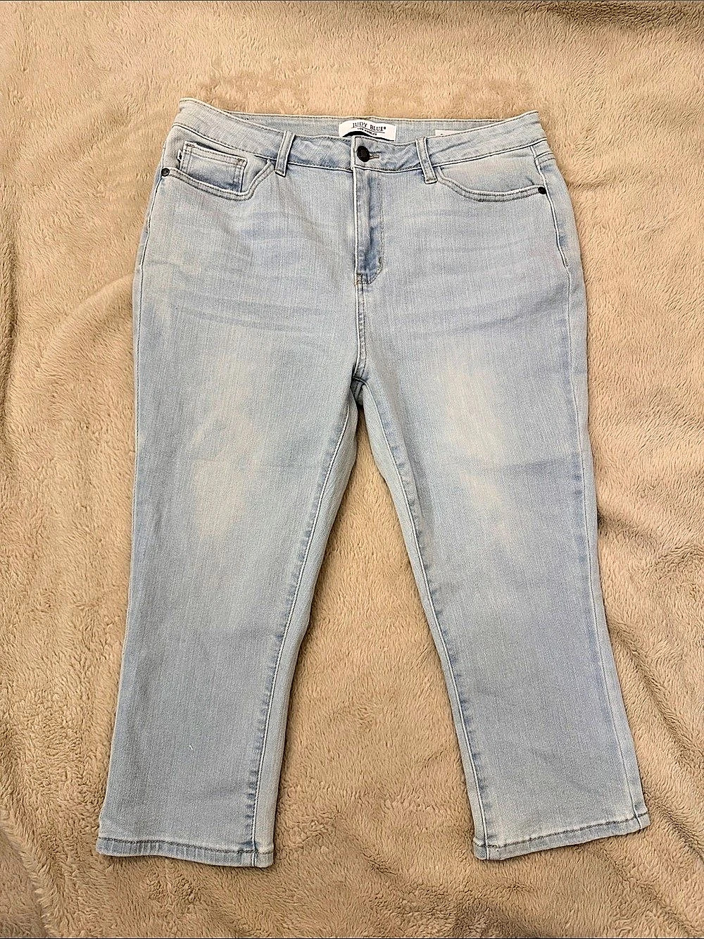 Judy Blue Skinny Fit Capri Jeans Blue Waist 15/32